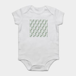 Botanical leaf pattern Baby Bodysuit